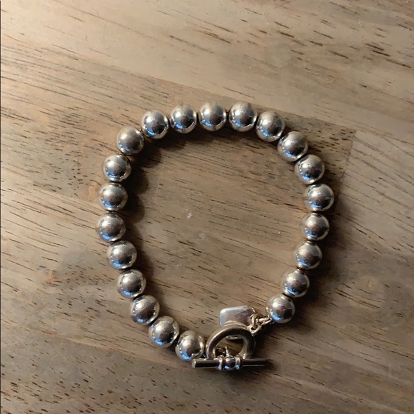 Silver ball bracelet - Picture 2 of 3